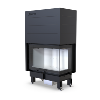 Камінна топка XFire - Corner GD 800 кутова гільйотина