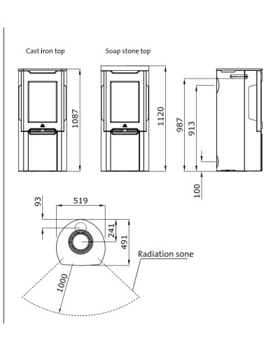 Чавунна пічка Jotul F 263
