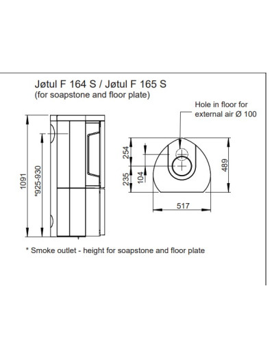 Чавунна пічка Jotul F 165 S
