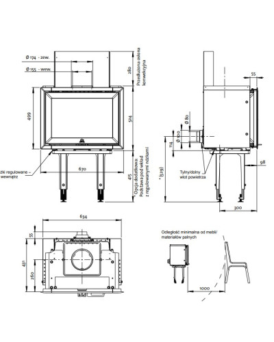 Камінна топка Jotul I 520 F
