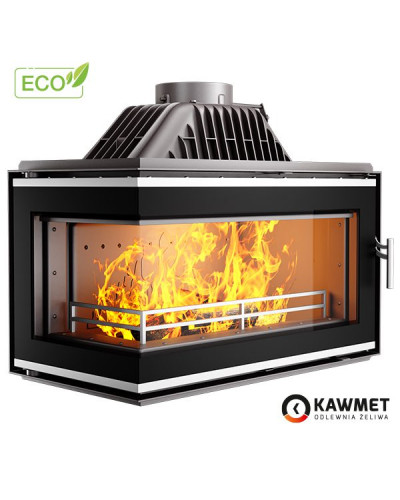 Камінна топка KAWMET W16 ECO кутова (13.5 кВт)