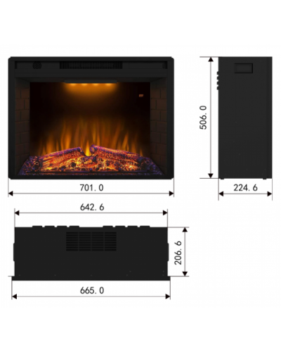 Електрокамін Royal Flame Goodfire 26 LED