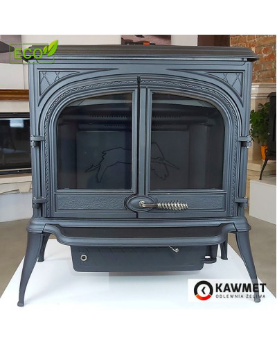 Чавунна піч-камін KAWMET Premium ARES S7 ECO (11,3 кВт)
