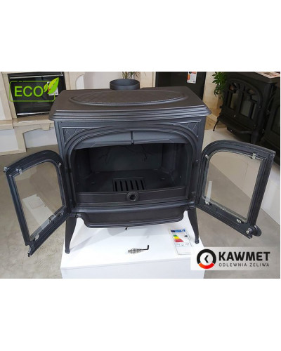 Чавунна піч-камін KAWMET Premium HELIOS S8 ECO (13,9 кВт)