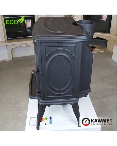 Чавунна піч-камін KAWMET Premium HELIOS S8 ECO (13,9 кВт)