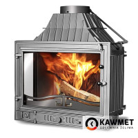Камінна топка KAWMET W3 кутова з перегородкою