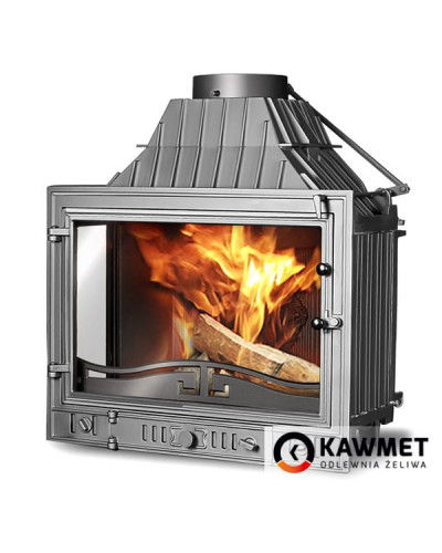 Камінна топка KAWMET W3 кутова з перегородкою
