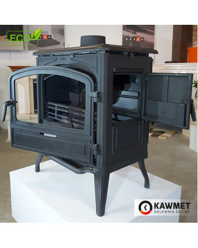 Чавунна піч-камін KAWMET Premium ATHENA S12 ECO (10,0 кВт)