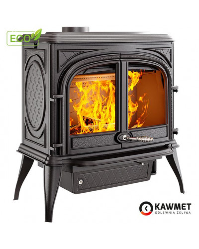 Чавунна піч-камін KAWMET Premium ARES S7 ECO (11,3 кВт)