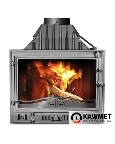Камінна топка KAWMET W3 трьохстороння з перегородкою