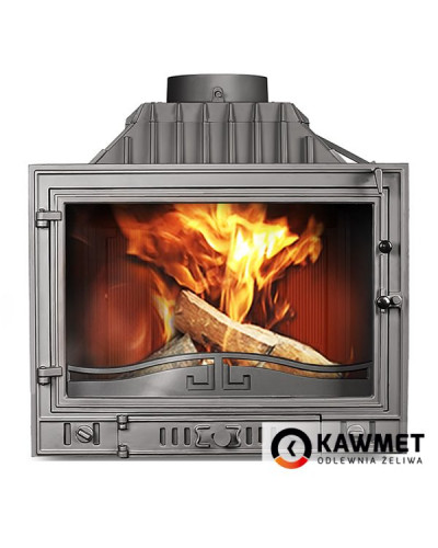 Камінна топка KAWMET W4 трьохстороння з перегородкою