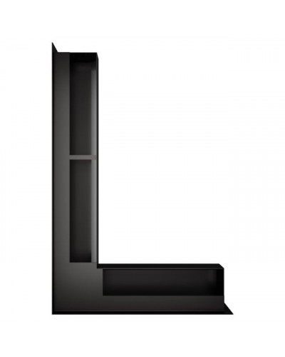 Вентиляційна решітка для каміна кутова ліва SAVEN Loft Angle 90х400х600 чорна Вентиляційна решітка для каміна кутова ліва SAVEN Loft Angle 90х400х600 чорна