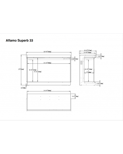 Електрокамін Aflamo Superb 33