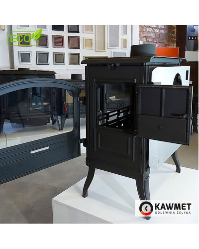 Чавунна піч-камін KAWMET Premium ATHENA S12 ECO (10,0 кВт)