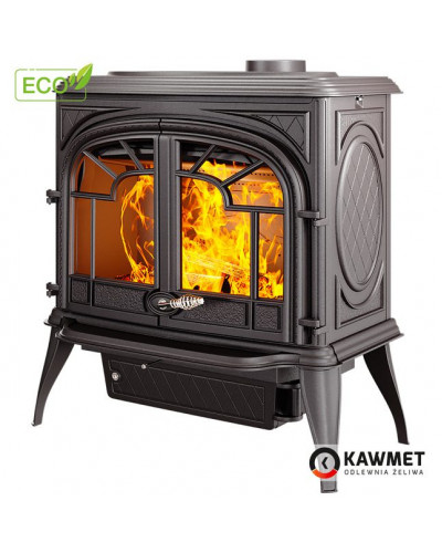 Чавунна піч-камін KAWMET Premium ZEUS S9 ECO (11,3 кВт)