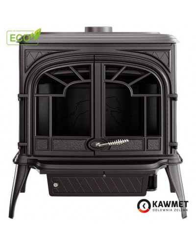 Чавунна піч-камін KAWMET Premium ZEUS S9 ECO (11,3 кВт)