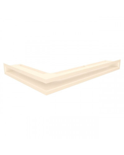 Вентиляційна решітка для каміна кутова права SAVEN Loft Angle 60х600х400 кремова