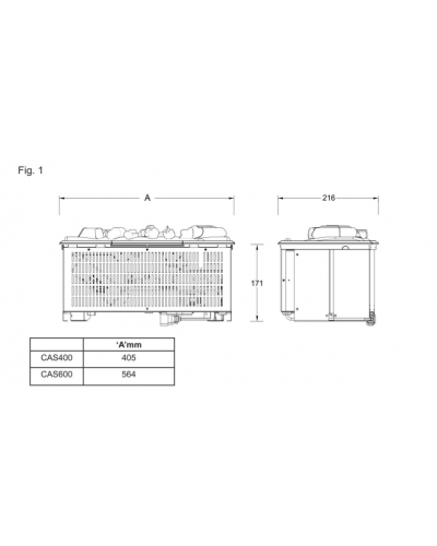 Електрокамін Dimplex Cassette 600
