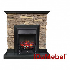 Камінокомплект Royal Flame IDaMebel Gemma Brown Fobos Black