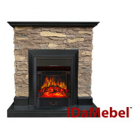 Камінокомплект Royal Flame IDaMebel Gemma Brown Majestic Black