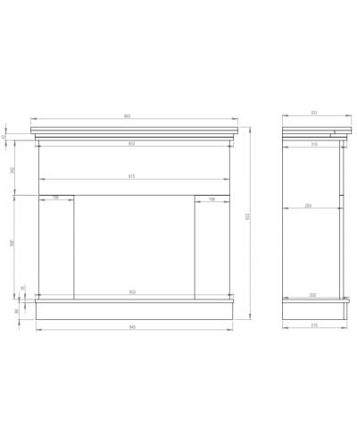 Камінокомплект Aflamo KEMI LED 60 3D