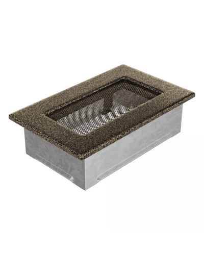 Камінна решітка Kratki чорно-золота 11x17