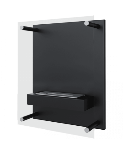 Біокамін Kratki GLASS чорний