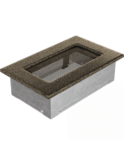 Камінна решітка Kratki чорно-золота 11x17