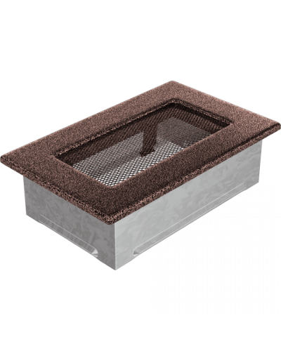Камінна решітка Kratki мідна 11x17