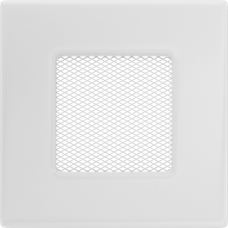 Камінна решітка Kratki біла 11x11