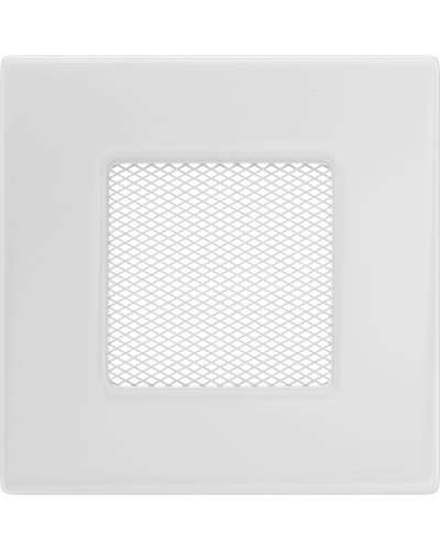 Камінна решітка Kratki біла 11x11