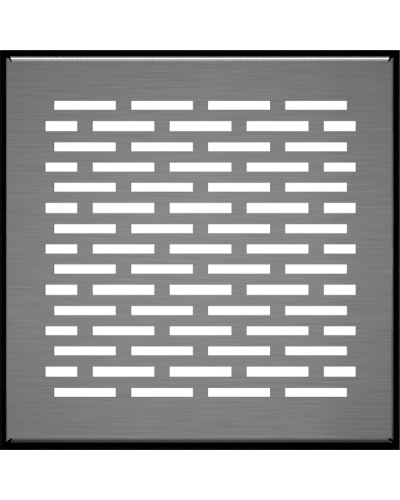 Камінна решітка Kratki FLOOR шліфована 17x17