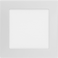 Камінна решітка Kratki біла 17x17