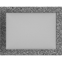 Камінна решітка Kratki чорно-срібна 22x30