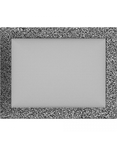 Камінна решітка Kratki чорно-срібна 22x30