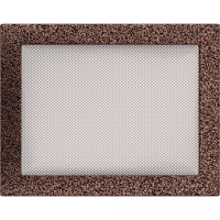 Камінна решітка Kratki мідна 22x30