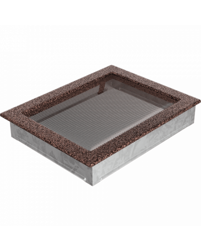 Камінна решітка Kratki мідна 22x30
