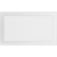Камінна решітка Kratki біла 22x37