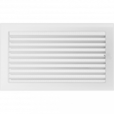 Камінна решітка Kratki біла 22x37 з жалюзями