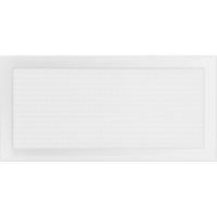 Камінна решітка Kratki біла 22x45