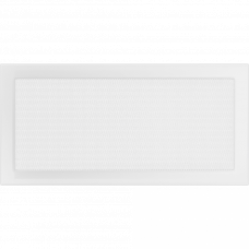 Камінна решітка Kratki біла 22x45