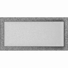 Камінна решітка Kratki чорно-срібна 22x45