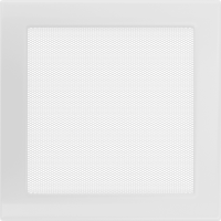Камінна решітка Kratki біла 22x22