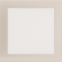 Камінна решітка Kratki кремова 22x22
