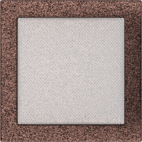 Камінна решітка Kratki мідна 22x22