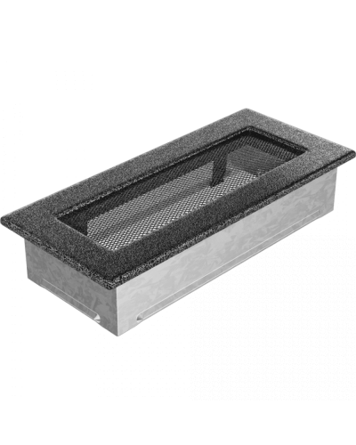 Камінна решітка Kratki чорно-срібна 11x24