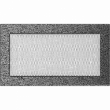Камінна решітка Kratki чорно-срібна 17x30