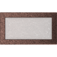 Камінна решітка Kratki мідна 17x30
