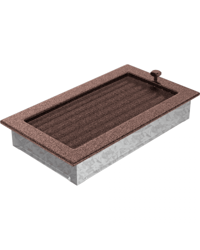 Камінна решітка Kratki мідна 17x30 з жалюзями