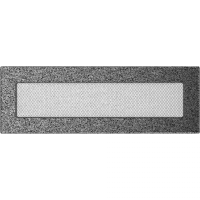 Камінна решітка Kratki чорно-срібна 11x32